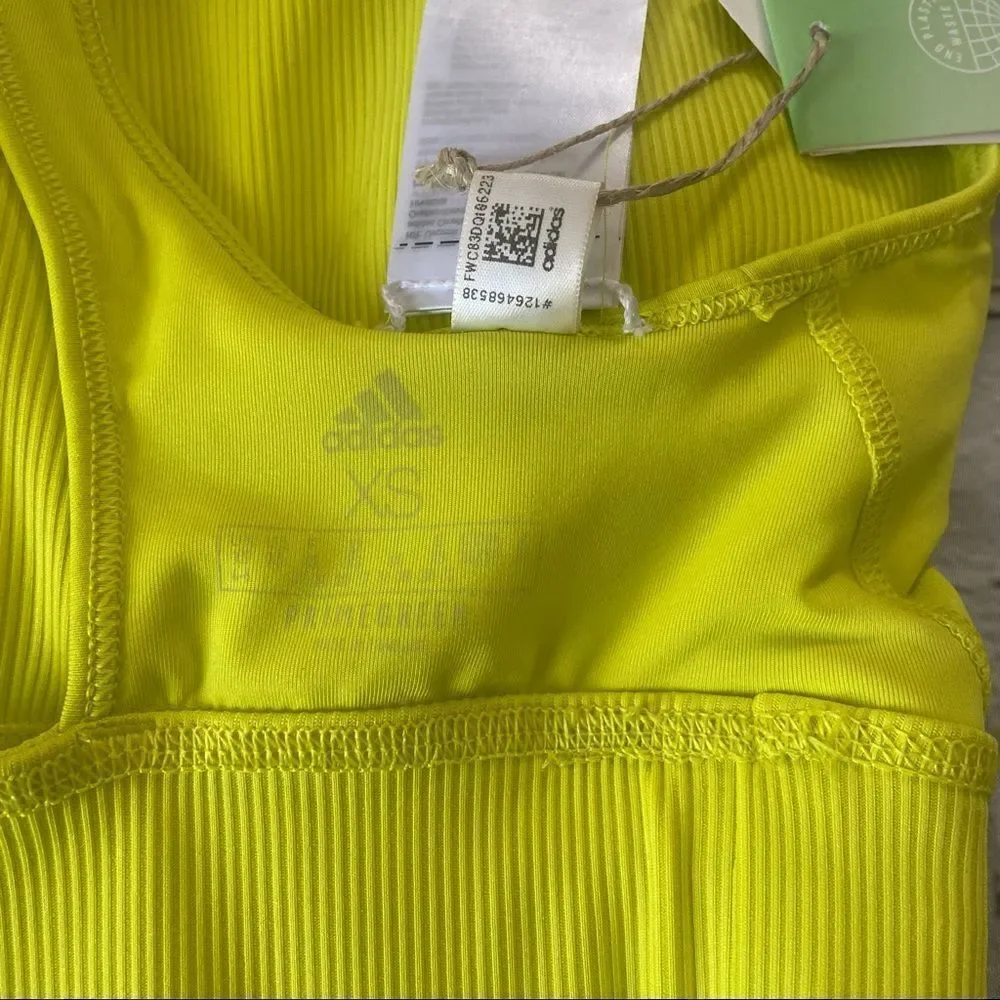 adidas Lime Green Sports Bra - Picture 6 of 8